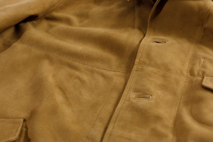 SARTO 261-01001 Half Coat(Metis Goat Suede Leather) - Brown Gold