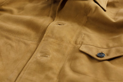 SARTO 261-01001 Half Coat(Metis Goat Suede Leather) - Brown Gold