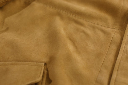 SARTO 261-01001 Half Coat(Metis Goat Suede Leather) - Brown Gold