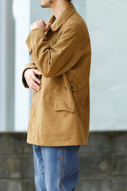SARTO 261-01001 Half Coat(Metis Goat Suede Leather) - Brown Gold