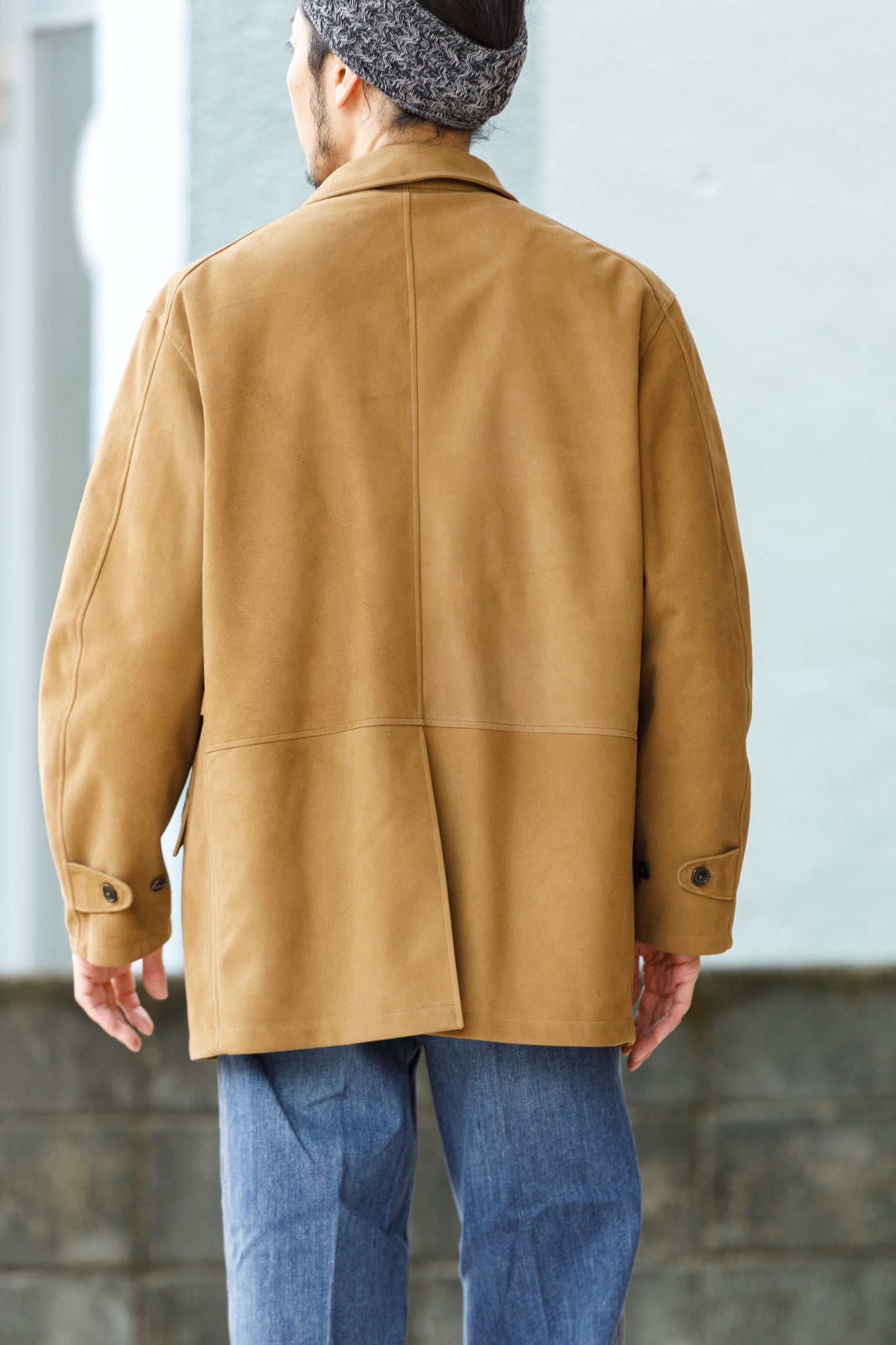 SARTO 261-01001 Half Coat(Metis Goat Suede Leather) - Brown Gold