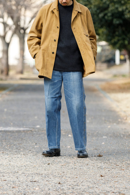 SARTO 261-01001 Half Coat(Metis Goat Suede Leather) - Brown Gold