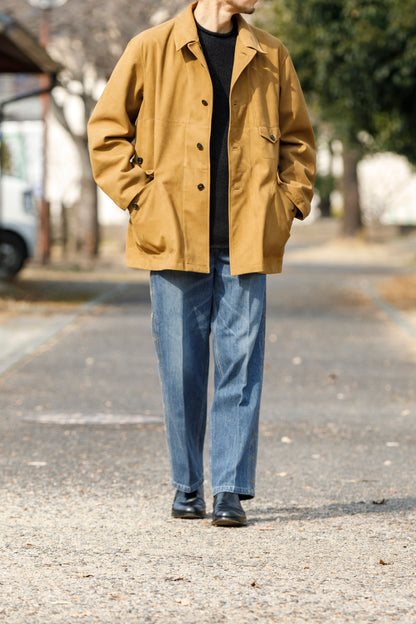 SARTO 261-01001 Half Coat(Metis Goat Suede Leather) - Brown Gold