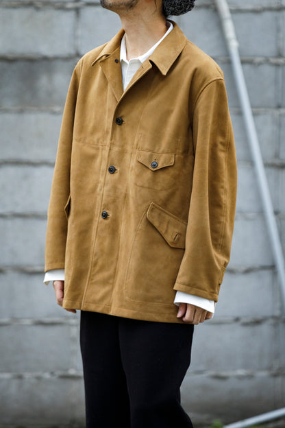 SARTO 261-01001 Half Coat(Metis Goat Suede Leather) - Brown Gold