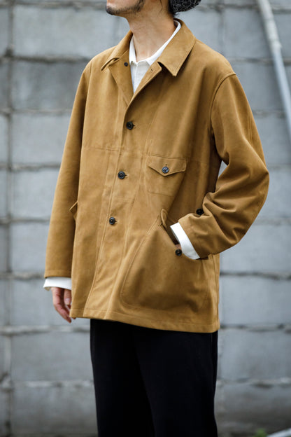 SARTO 261-01001 Half Coat(Metis Goat Suede Leather) - Brown Gold