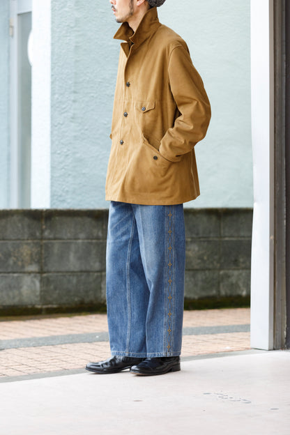 SARTO 261-01001 Half Coat(Metis Goat Suede Leather) - Brown Gold