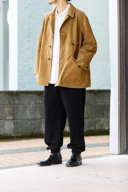 SARTO 261-01001 Half Coat(Metis Goat Suede Leather) - Brown Gold