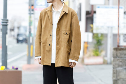 SARTO 261-01001 Half Coat(Metis Goat Suede Leather) - Brown Gold