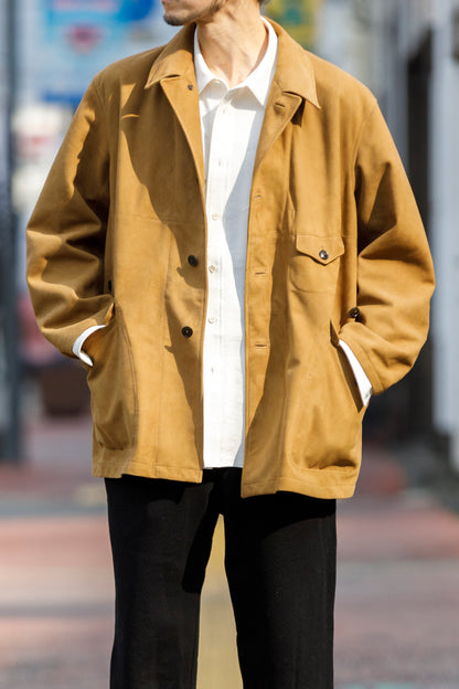 SARTO 261-01001 Half Coat(Metis Goat Suede Leather) - Brown Gold