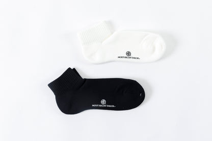 MOUT RECON TAILOR / ANTI-MICROBIAL ANKLE LENGTH SOKS - Black,White