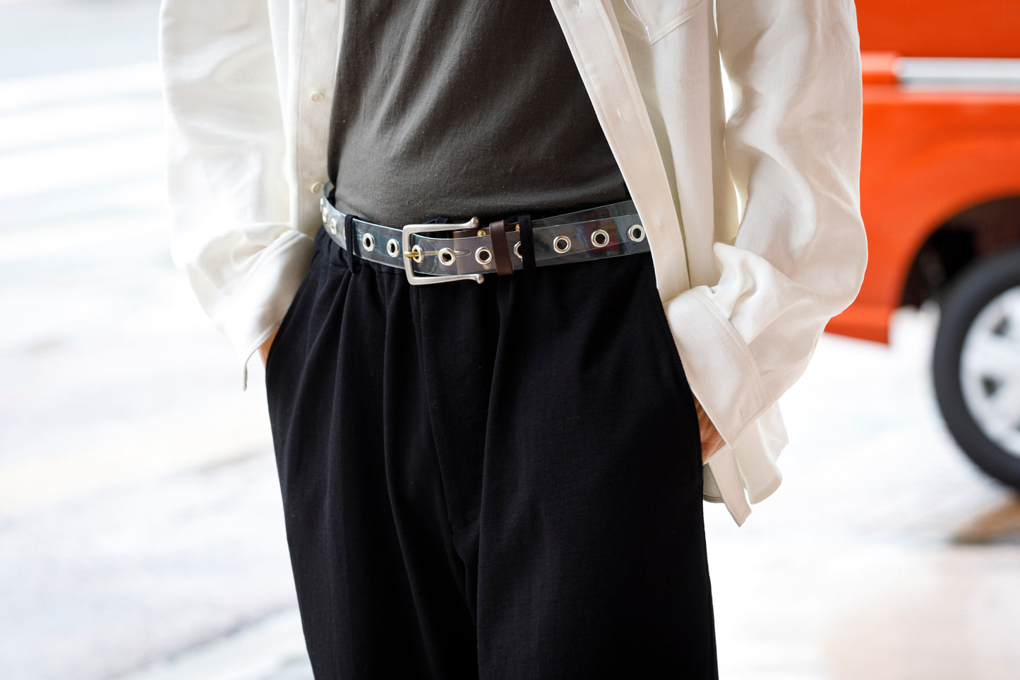 Willow Pants / R-014 Clear Belt