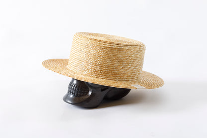 THE FACTORY MADE / HANAMUGI BOATER HAT【FM009】