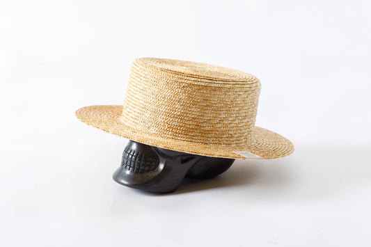 THE FACTORY MADE / HANAMUGI BOATER HAT【FM009】