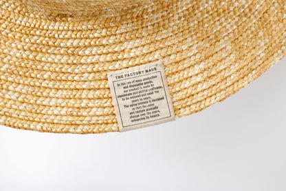 THE FACTORY MADE / HANAMUGI BOATER HAT【FM009】