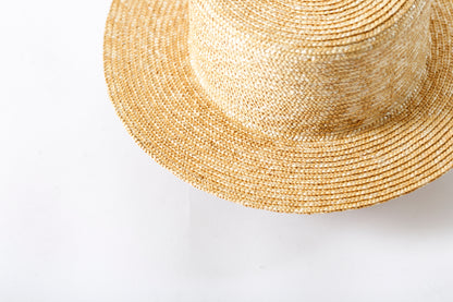 THE FACTORY MADE / HANAMUGI BOATER HAT【FM009】