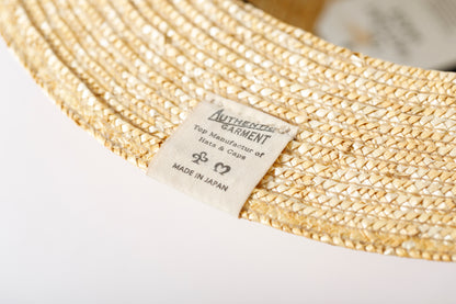 THE FACTORY MADE / HANAMUGI BOATER HAT【FM009】