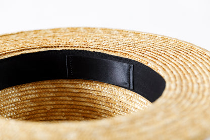 THE FACTORY MADE / HANAMUGI BOATER HAT【FM009】