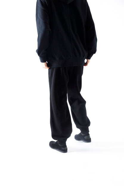 PETROSOLAUM × JAN-JAN VAN ESSCHE / SABOT / DEER SUEDE - Black