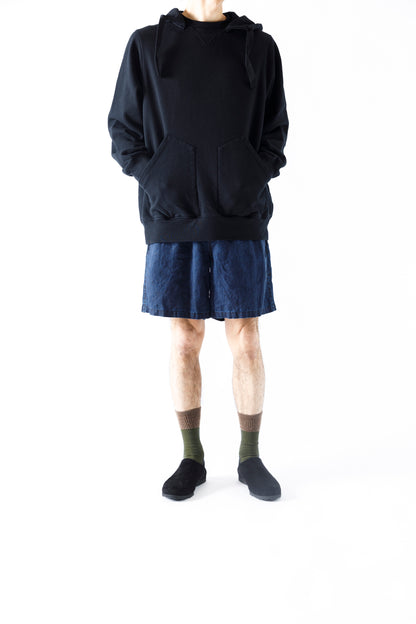 PETROSOLAUM × JAN-JAN VAN ESSCHE / SABOT / DEER SUEDE - Black