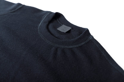 山内 / 26155/1/17強撚シルクヘビー天竺・ショートスリーブTシャツ - Black