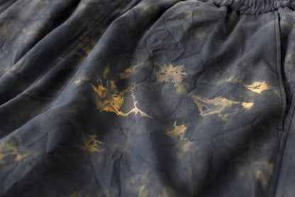 山内 / 26168-si/ari/有松絞り・ビンテージシルクギャバ・パジャマパンツ - arimats