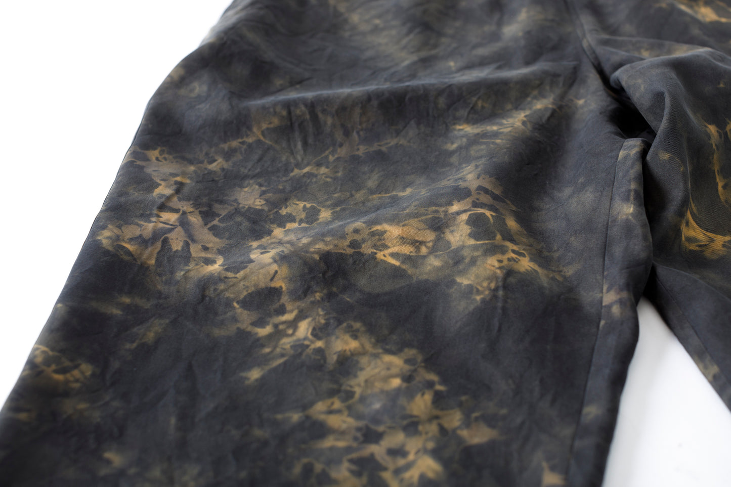 山内 / 26168-si/ari/有松絞り・ビンテージシルクギャバ・パジャマパンツ - arimats