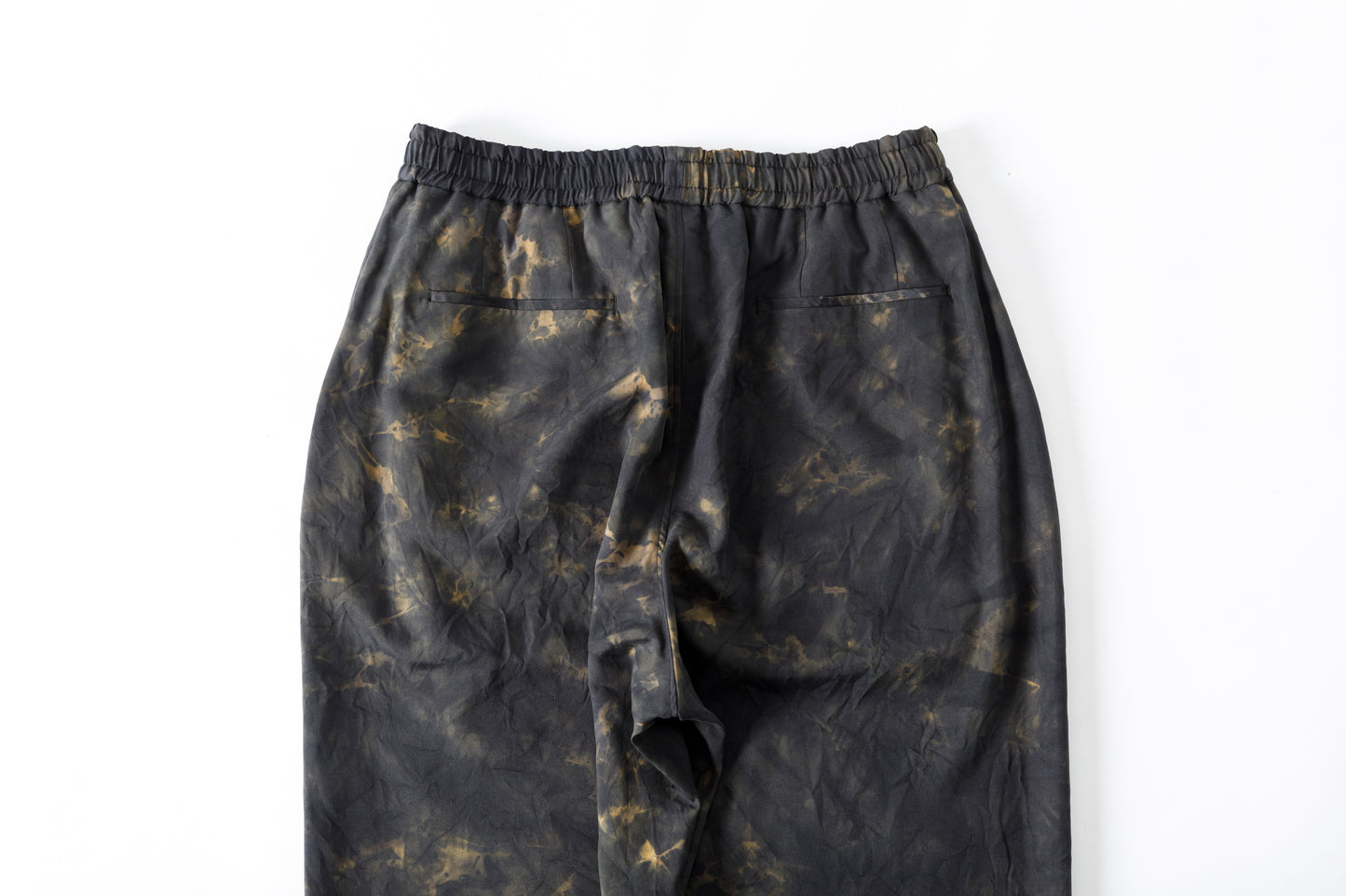 山内 / 26168-si/ari/有松絞り・ビンテージシルクギャバ・パジャマパンツ - arimats