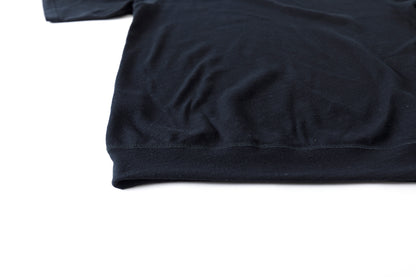 山内 / 26155/1/17強撚シルクヘビー天竺・ショートスリーブTシャツ - Black