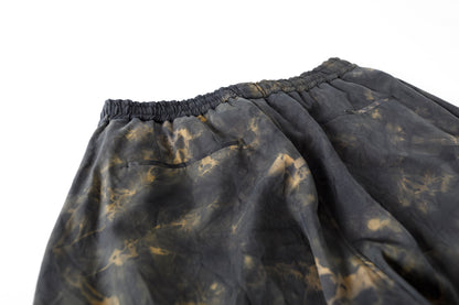 山内 / 26168-si/ari/有松絞り・ビンテージシルクギャバ・パジャマパンツ - arimats