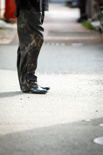 山内 / 26168-si/ari/有松絞り・ビンテージシルクギャバ・パジャマパンツ - arimats