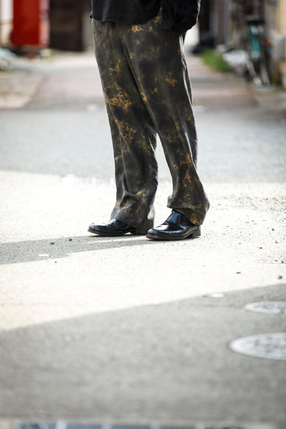 山内 / 26168-si/ari/有松絞り・ビンテージシルクギャバ・パジャマパンツ - arimats