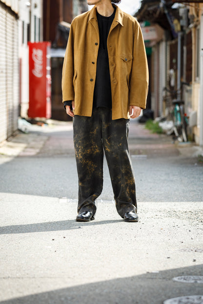 山内 / 26168-si/ari/有松絞り・ビンテージシルクギャバ・パジャマパンツ - arimats