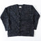 SARTO / 261-22003 MACHINE × HAND KNIT CARDIGAN - Black