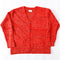 SARTO / 261-22003 MACHINE × HAND KNIT CARDIGAN - V.Red