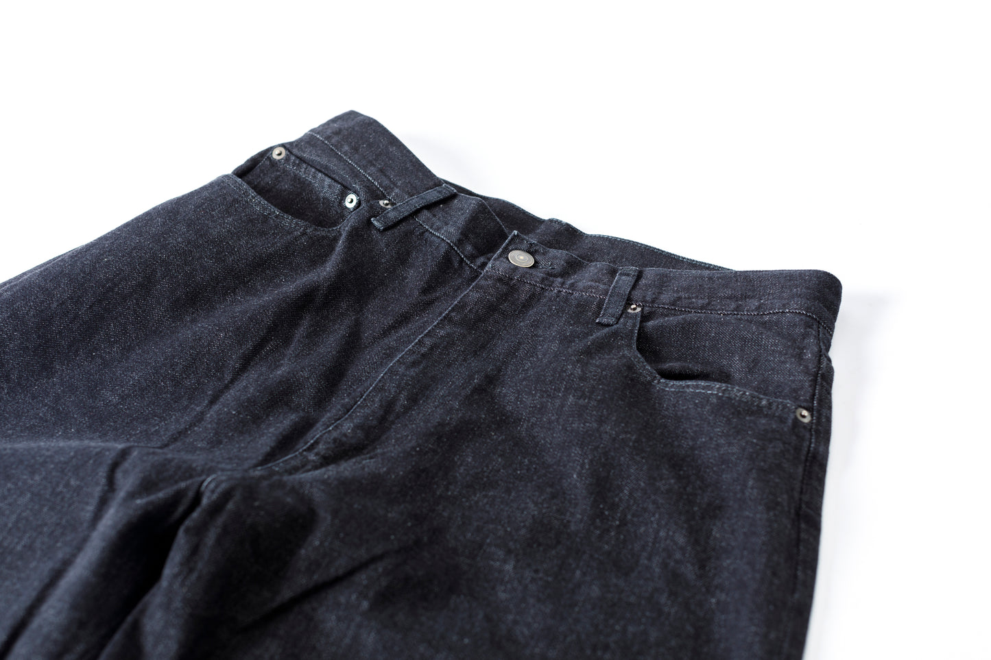Nikki ESSENTIAL PIECE /  Organic Cotton Denim 5Poket - Black
