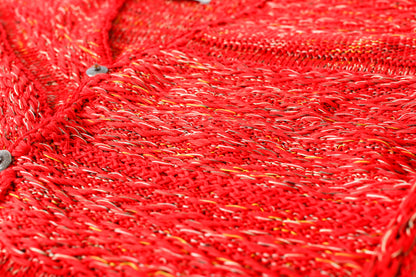 SARTO / 261-22003 MACHINE × HAND KNIT CARDIGAN - V.Red