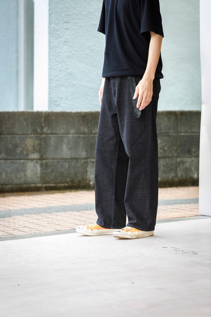 Nikki ESSENTIAL PIECE /  Organic Cotton Denim 5Poket - Black