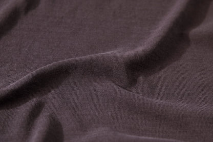 Nikki ESSENTIAL PIECE / Hight Twist V-neck Foot Ball Tee - Brown