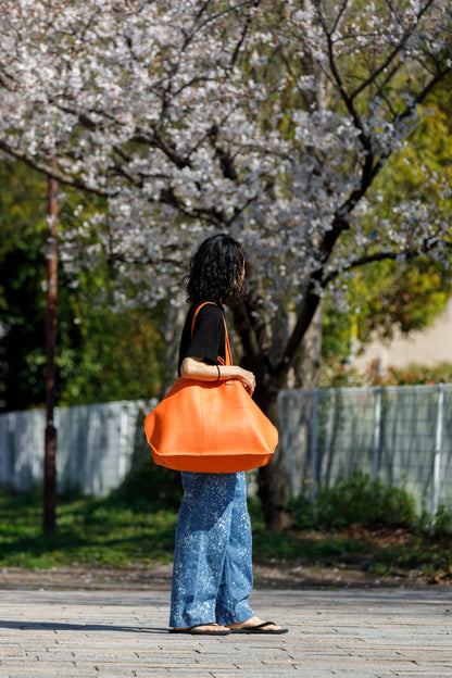 Willow Pants / R-015 HOUSE × WP Hand craft - Hermes Orange