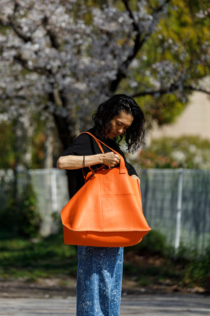 Willow Pants / R-015 HOUSE × WP Hand craft - Hermes Orange