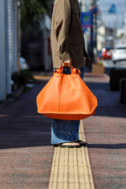 Willow Pants / R-015 HOUSE × WP Hand craft - Hermes Orange