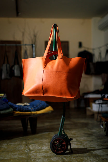 Willow Pants / R-015 HOUSE × WP Hand craft - Hermes Orange