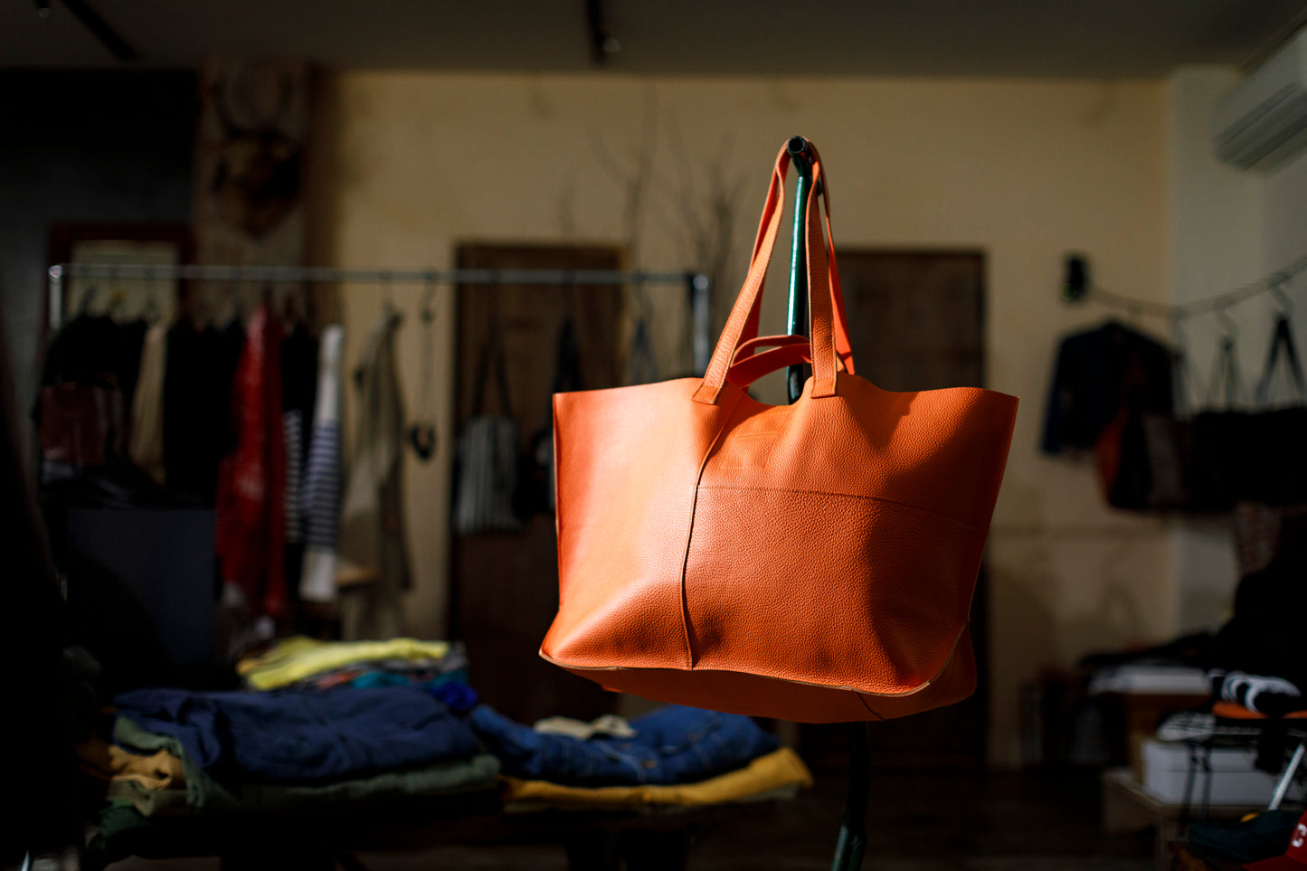Willow Pants / R-015 HOUSE × WP Hand craft - Hermes Orange