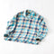 MOJITO / ABSHINTH SHIRT_linen plaid - Blue