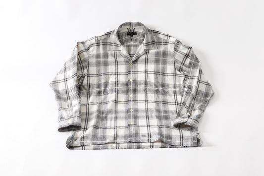 MOJITO / ABSHINTH SHIRT_dobbie plaid - White