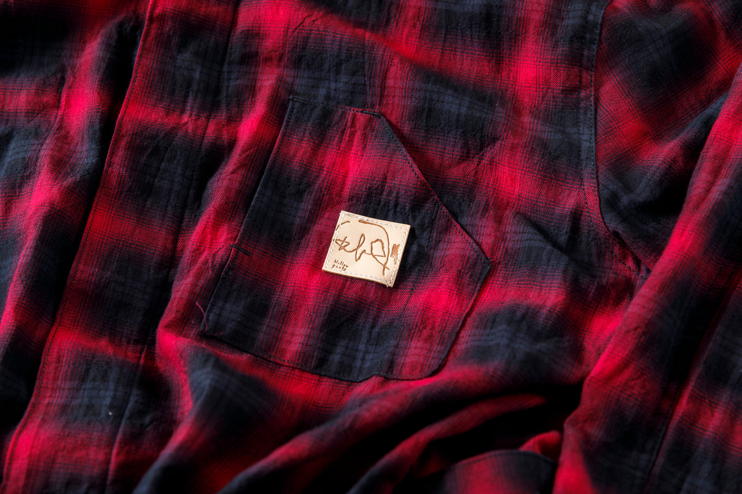 Willow Pants / P-031 BLK×PUR check