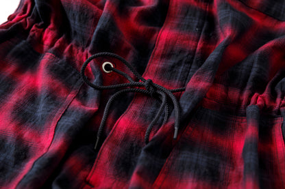 Willow Pants / P-031 BLK×PUR check