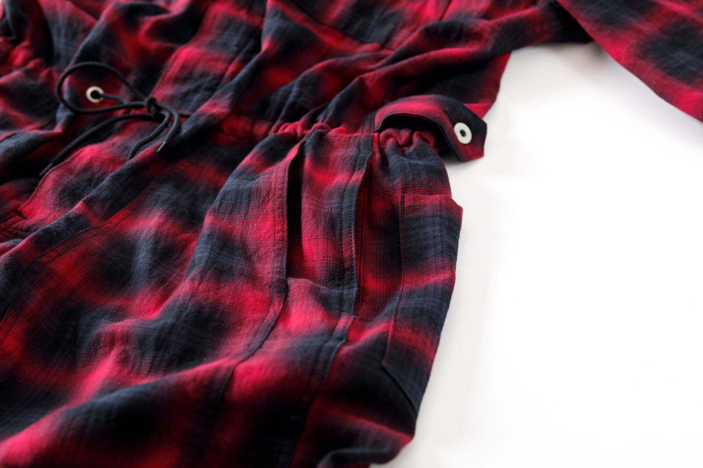 Willow Pants / P-031 BLK×PUR check