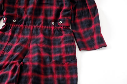 Willow Pants / P-031 BLK×PUR check