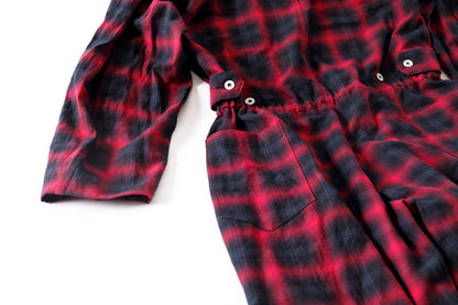 Willow Pants / P-031 BLK×PUR check